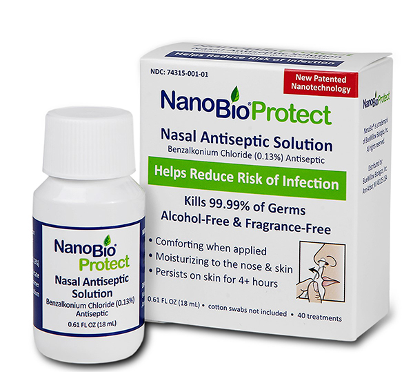 Nanobio bottle and box product image